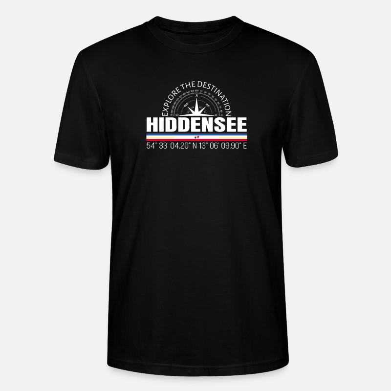 Hiddensee - Stanley/Stella Unisex Bio-T-Shirt CRAFTER - Schwarz