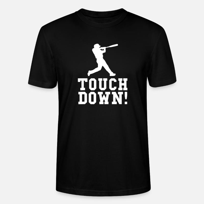 Touchdown Silhouette Tee - Stanley/Stella Unisex Bio-T-Shirt CRAFTER - Schwarz