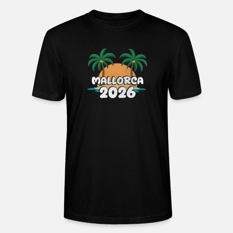 Mallorca 2026 - Stanley/Stella Unisex Bio-T-Shirt CRAFTER - Schwarz