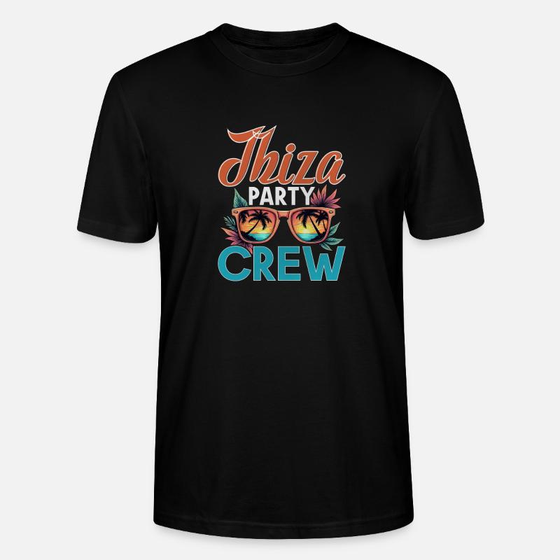 Ibiza Crew - Stanley/Stella Unisex Bio-T-Shirt CRAFTER - Schwarz