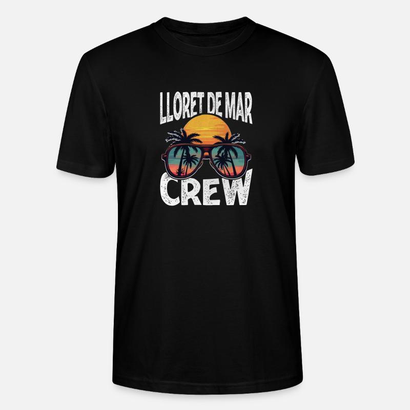 Lloret De Mar Crew - Stanley/Stella Unisex Bio-T-Shirt CRAFTER - Schwarz