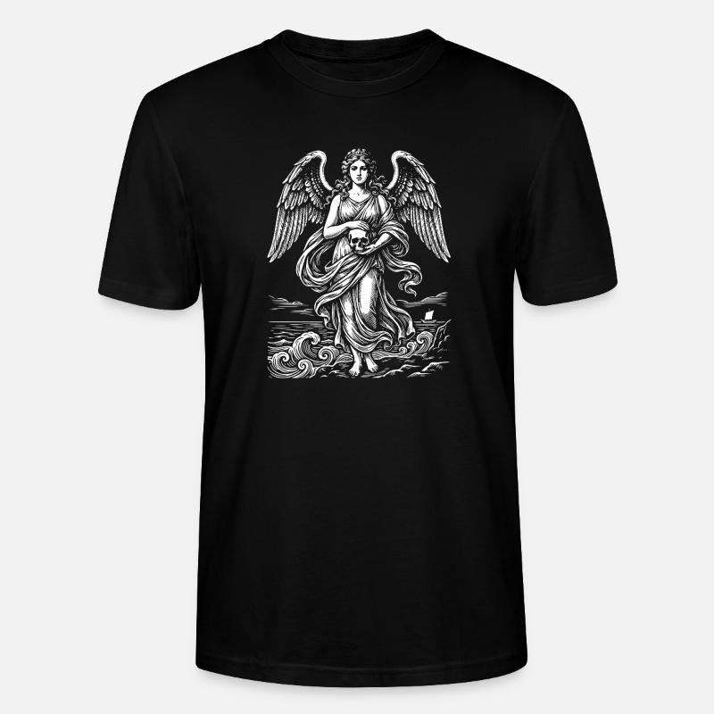 Seegestützte Venus mit Schädel - Stanley/Stella Unisex Bio-T-Shirt CRAFTER - Schwarz