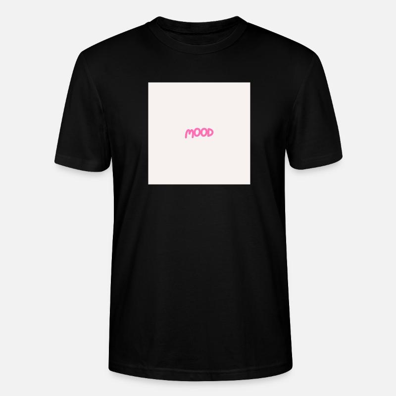 "MOOD" Graphic Tee Design - T-shirt bio CRAFTER Stanley Stella Unisexe - noir