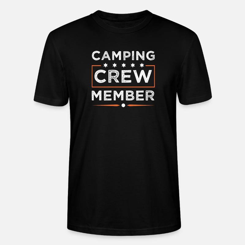 Équipe de camping - T-shirt bio CRAFTER Stanley Stella Unisexe - noir