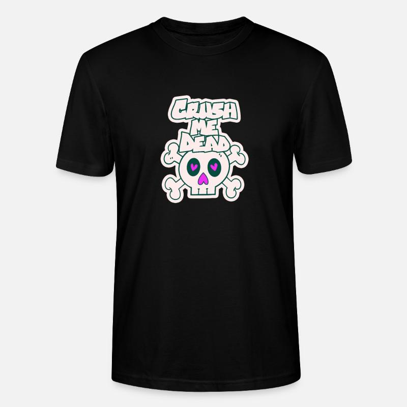 Écrase-moi - T-shirt bio CRAFTER Stanley Stella Unisexe - noir
