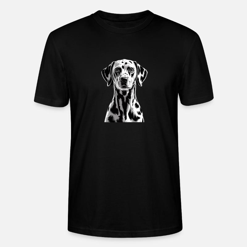 Dalmate - T-shirt bio CRAFTER Stanley Stella Unisexe - noir