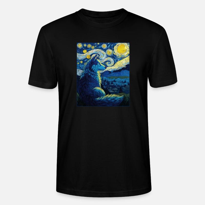 Wolf - Stanley/Stella Unisex Bio-T-Shirt CRAFTER - Schwarz