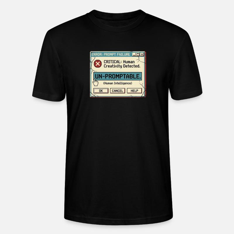 Non sollicité - T-shirt bio CRAFTER Stanley Stella Unisexe - noir