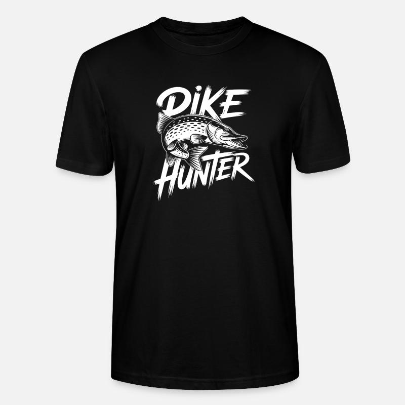 Hecht Angler - Stanley/Stella Unisex Bio-T-Shirt CRAFTER - Schwarz