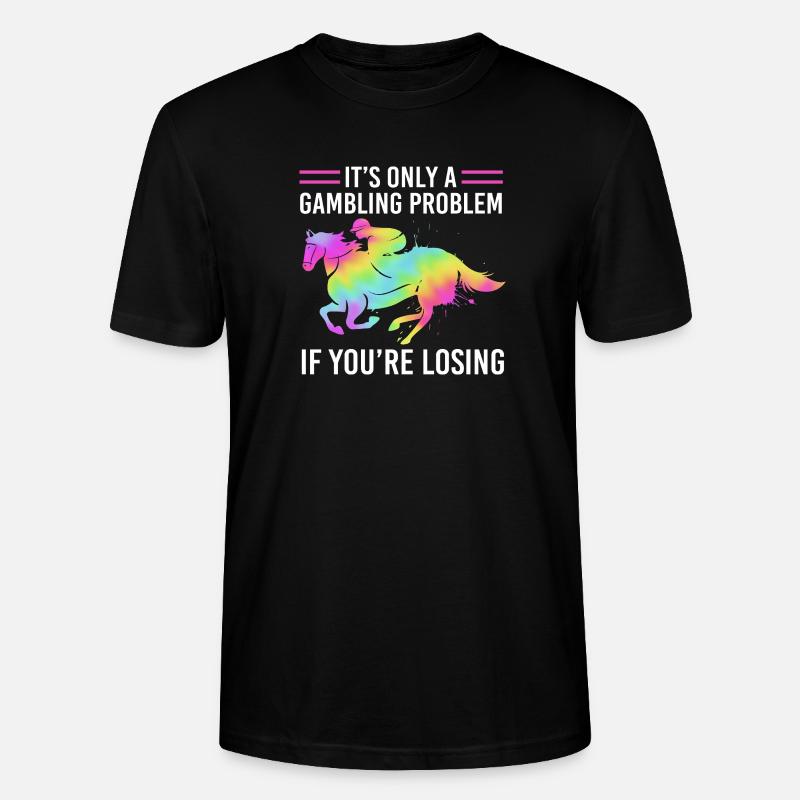 Courses de chevaux - T-shirt bio CRAFTER Stanley Stella Unisexe - noir