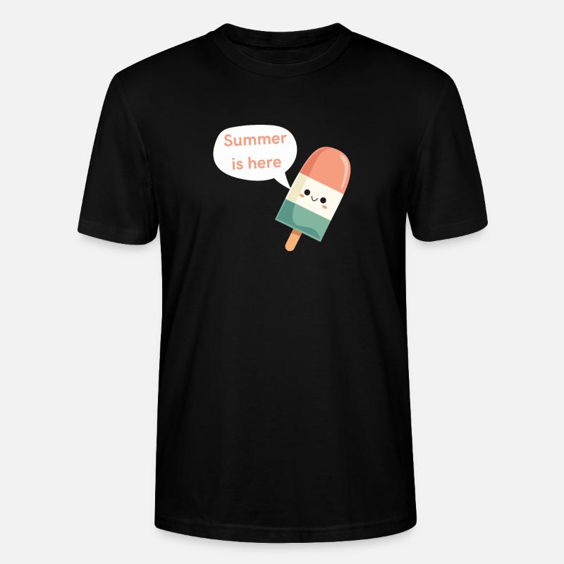 Der Sommer ist da - Stanley/Stella Unisex Bio-T-Shirt CRAFTER - Schwarz