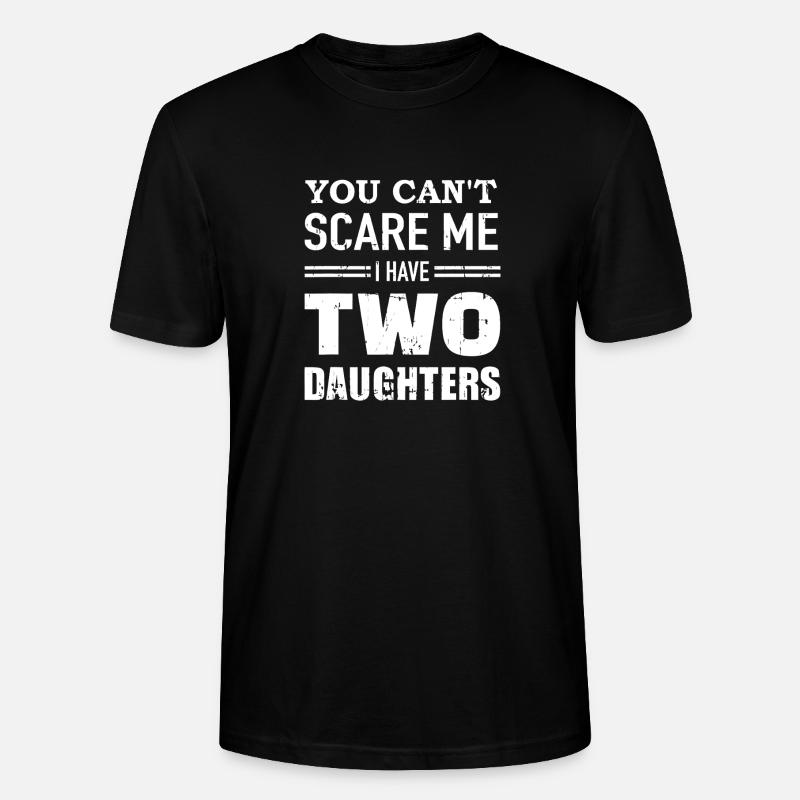 Zwei Töchter Fearless Tee - Stanley/Stella Unisex Bio-T-Shirt CRAFTER - Schwarz