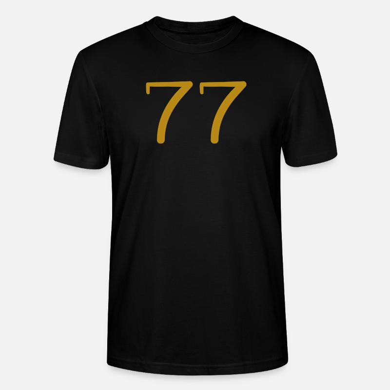 77 - Stanley/Stella Unisex Bio-T-Shirt CRAFTER - Schwarz