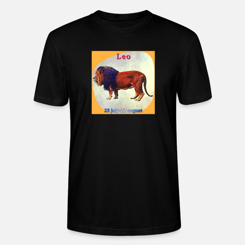 Löwe - Stanley/Stella Unisex Bio-T-Shirt CRAFTER - Schwarz