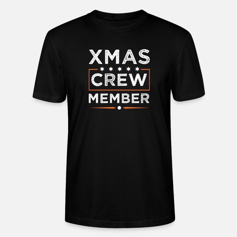 Équipage de Noël - T-shirt bio CRAFTER Stanley Stella Unisexe - noir