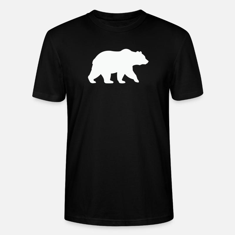 Bear - T-shirt bio CRAFTER Stanley Stella Unisexe - noir