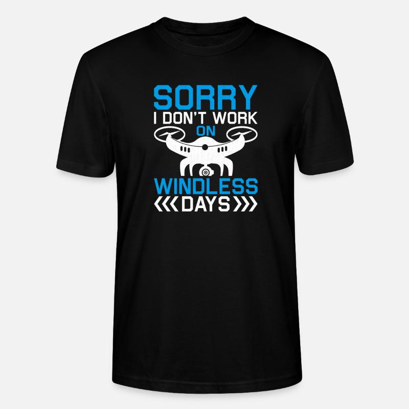 Diction du drone sans vent - T-shirt bio CRAFTER Stanley Stella Unisexe - noir