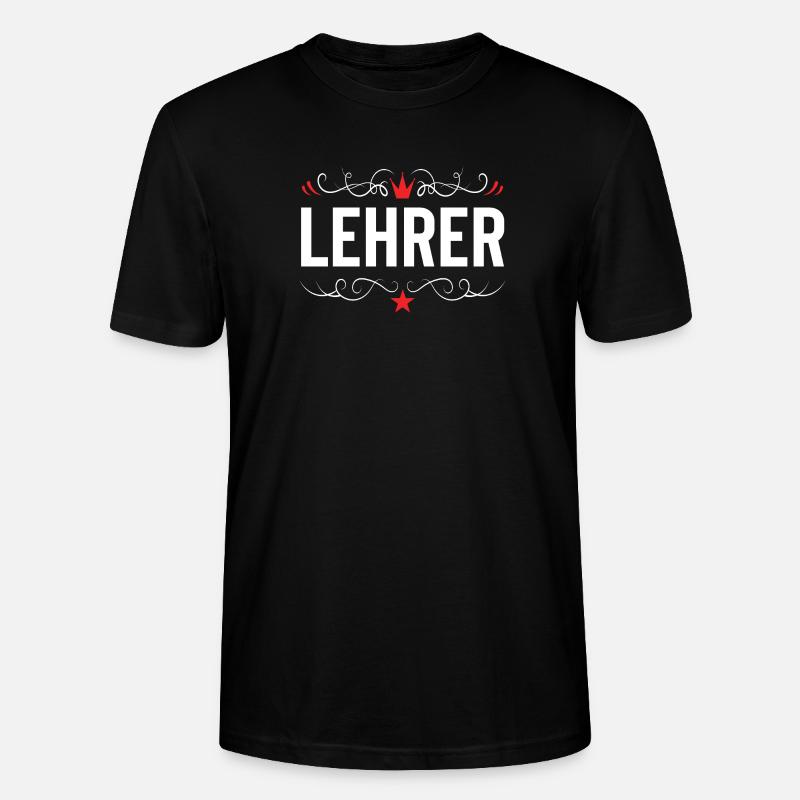 Lehrer Beruf - Stanley/Stella Unisex Bio-T-Shirt CRAFTER - Schwarz