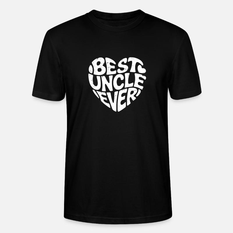 best uncle ever - Stanley/Stella Unisex Bio-T-Shirt CRAFTER - Schwarz
