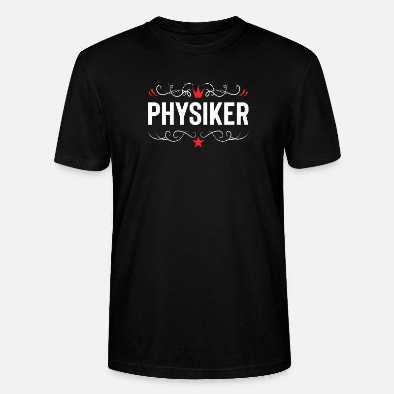 Physiker Beruf - Stanley/Stella Unisex Bio-T-Shirt CRAFTER - Schwarz