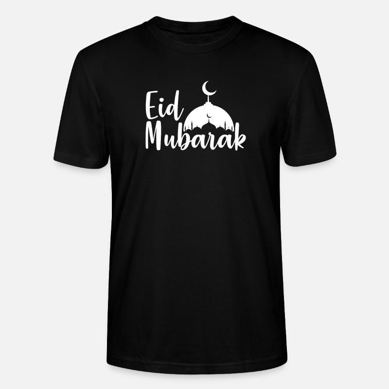 Eid Mubarak - Stanley/Stella Unisex Bio-T-Shirt CRAFTER - Schwarz