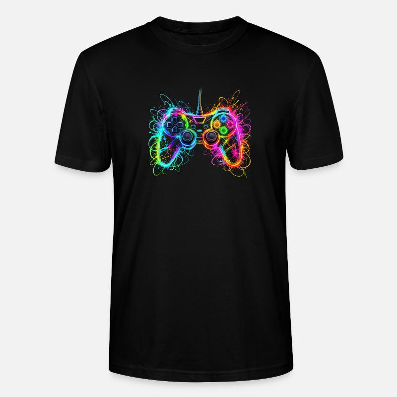 Gaming Controller Gamer - Stanley/Stella Unisex Bio-T-Shirt CRAFTER - Schwarz