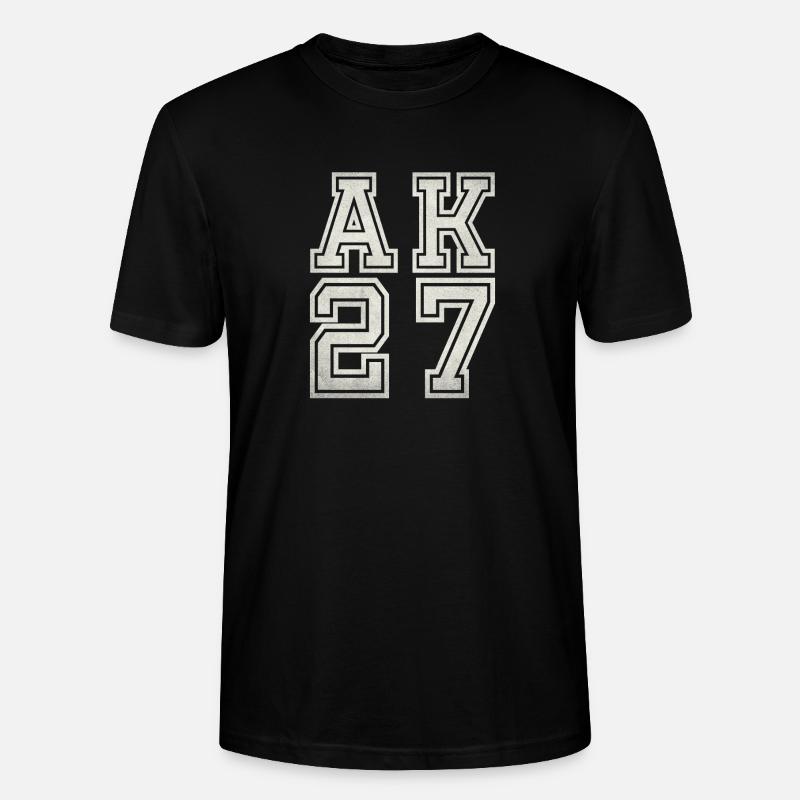AK 27 - T-shirt bio CRAFTER Stanley Stella Unisexe - noir