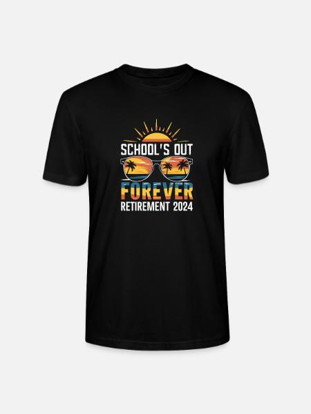 Schulschluss Für Immer Retirement 2024 - Stanley/Stella Unisex Bio-T-Shirt CRAFTER - Schwarz