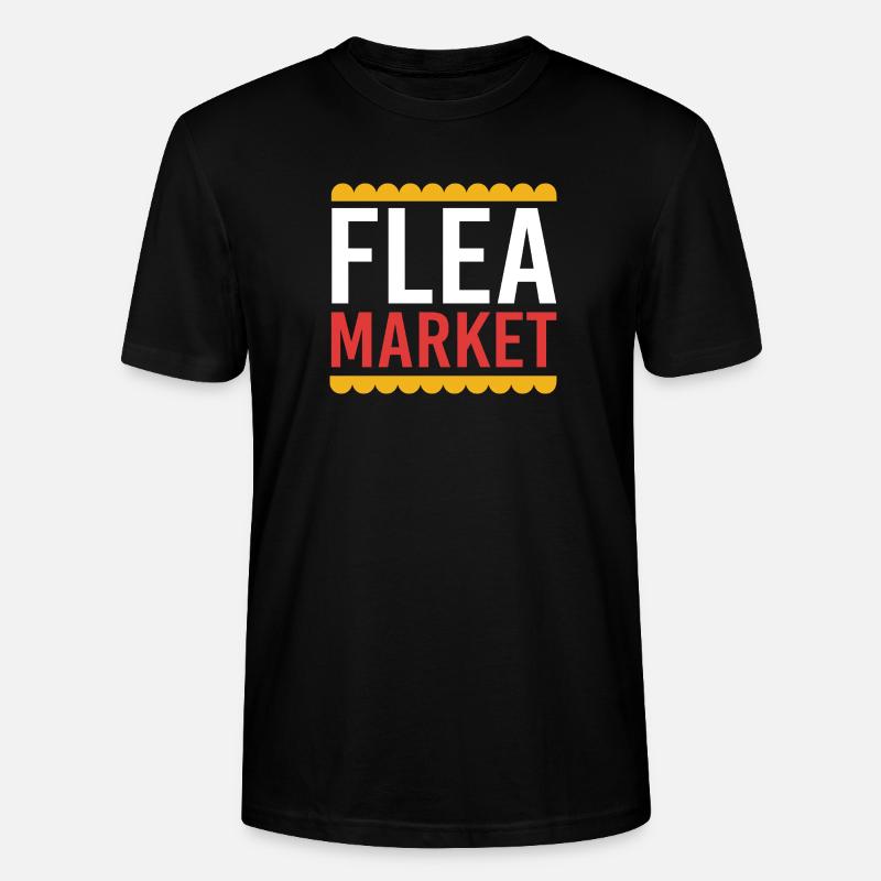 Marché aux puces - T-shirt bio CRAFTER Stanley Stella Unisexe - noir