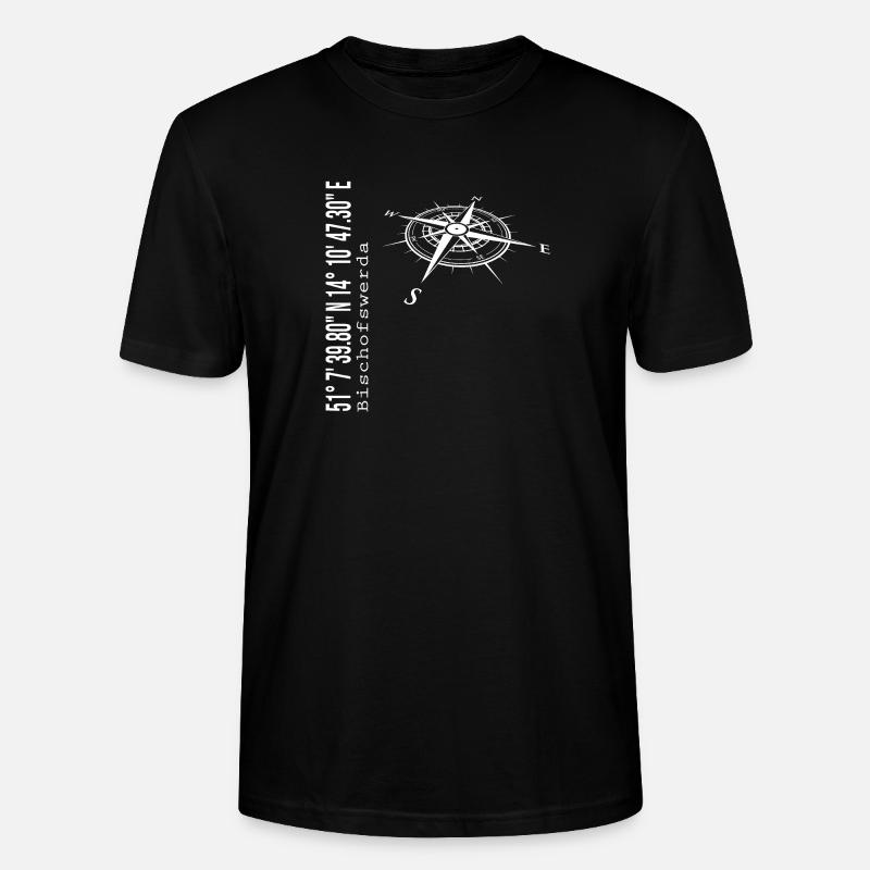 Bischofswerda - Stanley/Stella CRAFTER Unisex Organic T-Shirt - black
