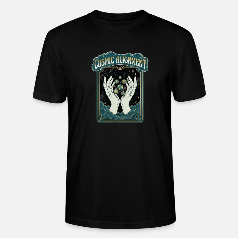 Monde Cosmique - T-shirt bio CRAFTER Stanley Stella Unisexe - noir