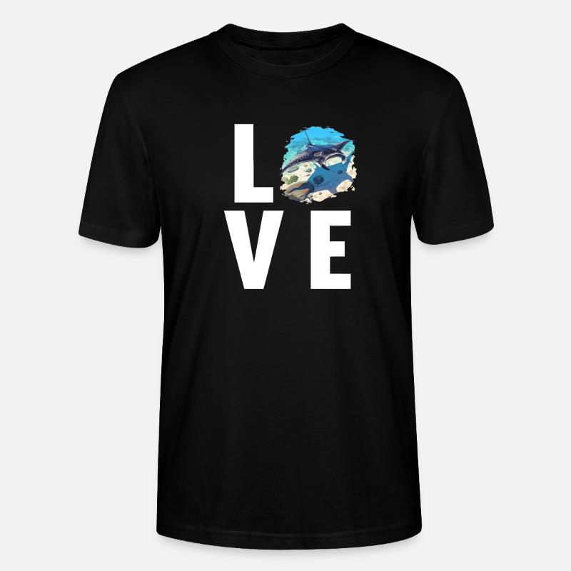 Rays Manta Rays - Stanley/Stella CRAFTER Unisex Organic T-Shirt - black