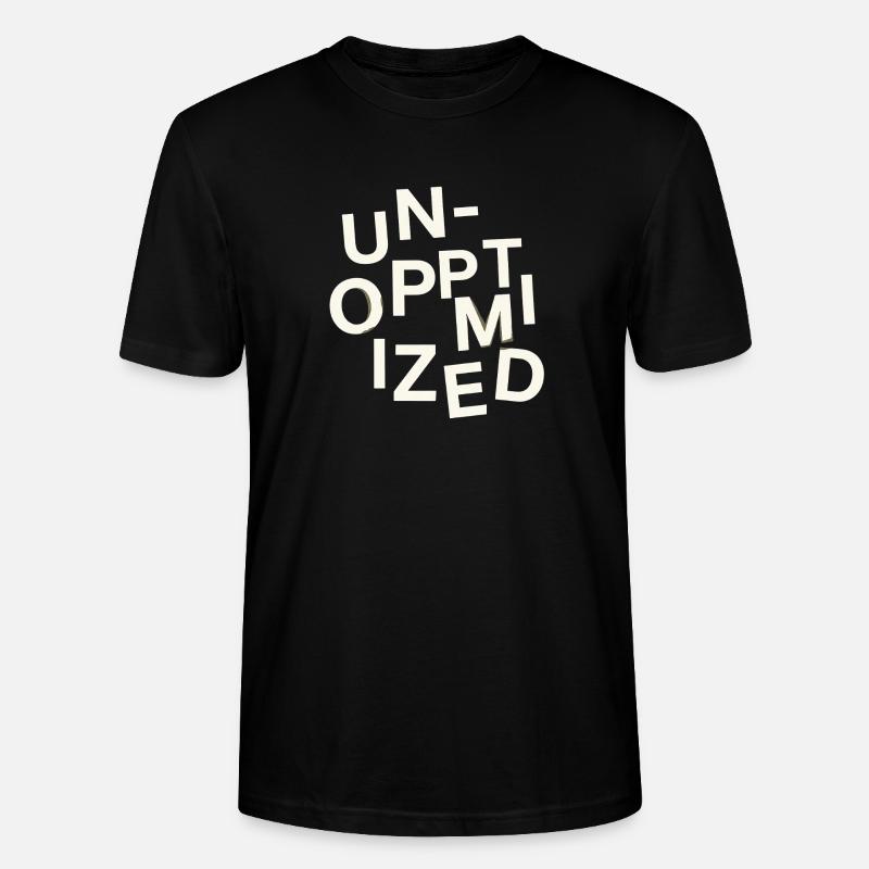 Unoptimized Original - Stanley/Stella Unisex Bio-T-Shirt CRAFTER - Schwarz