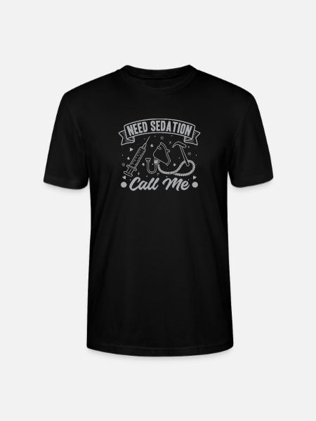 Anesthesiologist Need Sedation Anesthesia - Stanley/Stella CRAFTER Unisex Organic T-Shirt - black