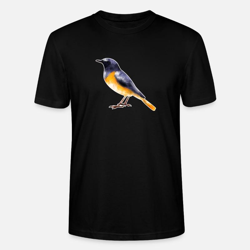 Redstart.1 - T-shirt bio CRAFTER Stanley Stella Unisexe - noir
