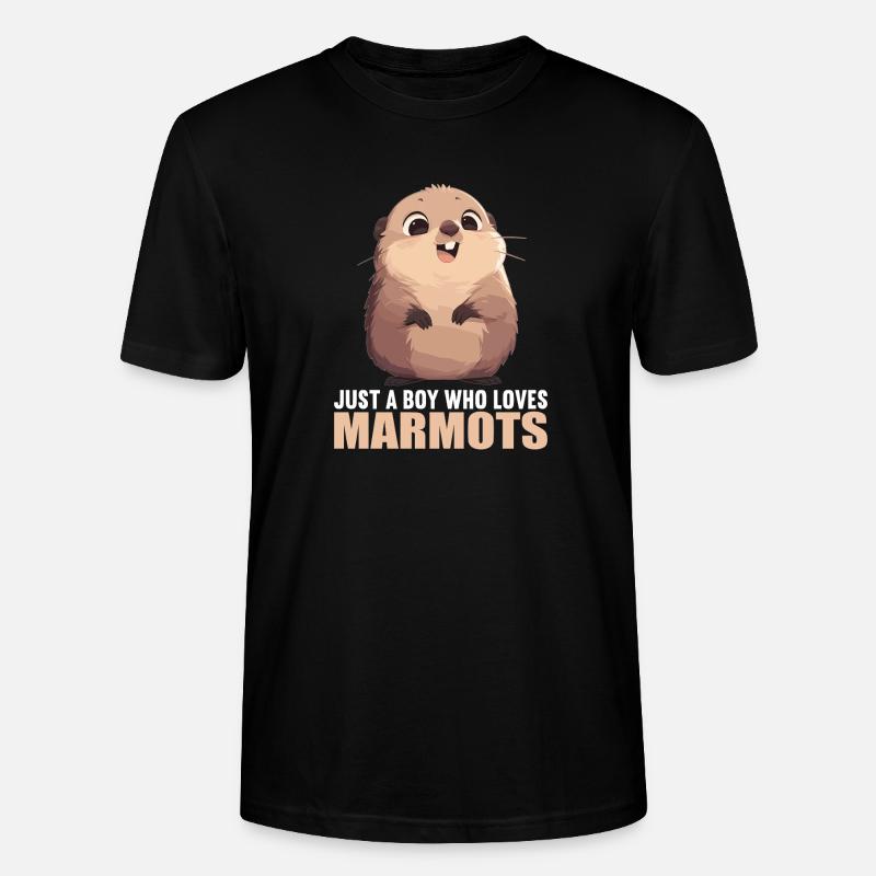 Marmottes Marmotte - T-shirt bio CRAFTER Stanley Stella Unisexe - noir
