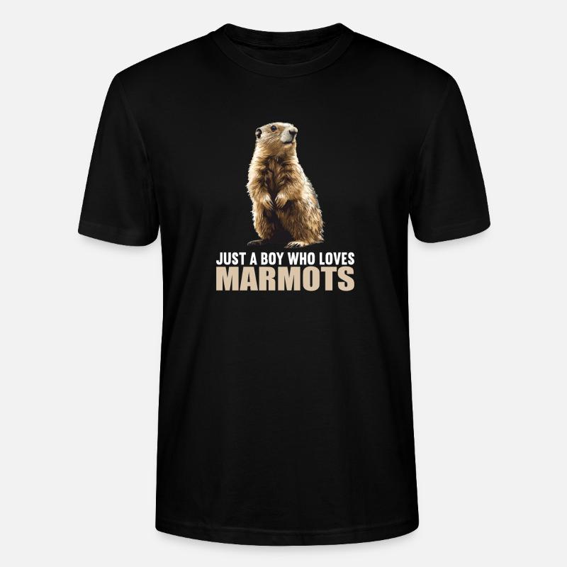 Marmottes Marmotte - T-shirt bio CRAFTER Stanley Stella Unisexe - noir