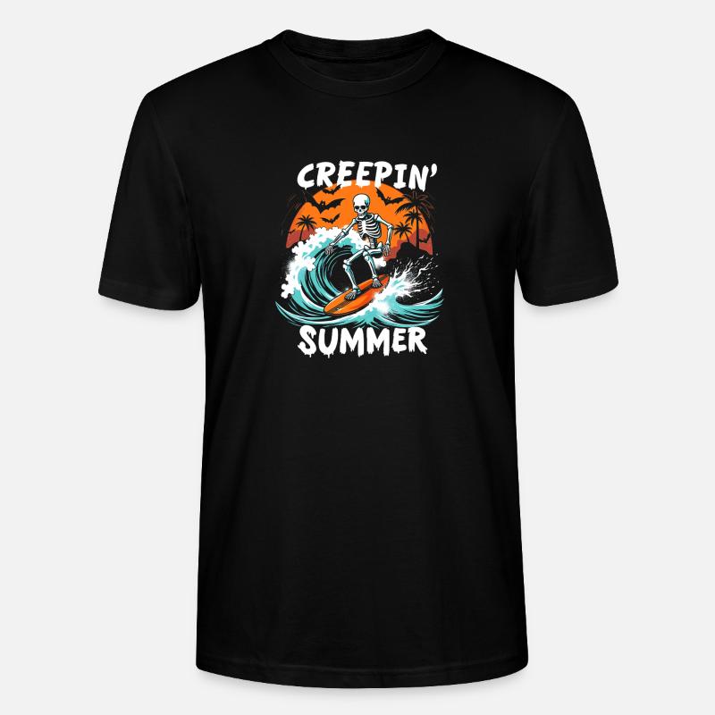 Effrayant Été Summerween Halloween - T-shirt bio CRAFTER Stanley Stella Unisexe - noir