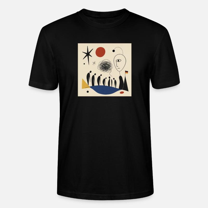République fragile - T-shirt bio CRAFTER Stanley Stella Unisexe - noir