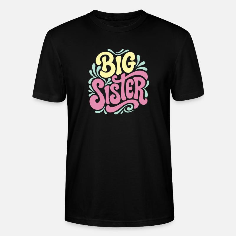 Célébration des grandes sœurs - T-shirt bio CRAFTER Stanley Stella Unisexe - noir