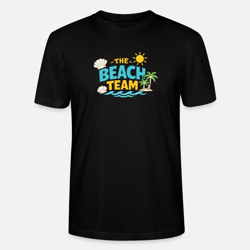 L’équipe de plage - T-shirt bio CRAFTER Stanley Stella Unisexe - noir
