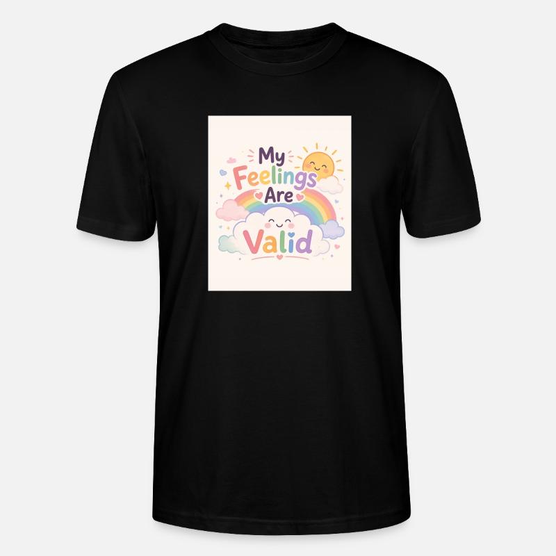 Mes Sentiments Sont Validés - T-shirt bio CRAFTER Stanley Stella Unisexe - noir