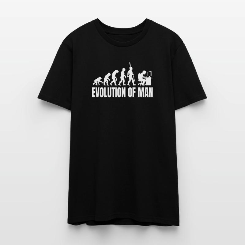 Programmer Computer Freak Evolution Retro Stanley/Stella CRAFTER Unisex Organic T-Shirt