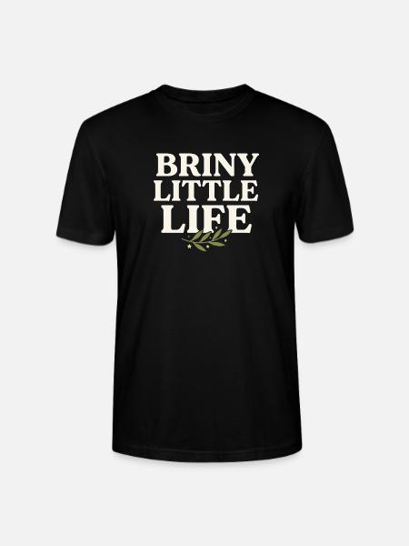 Olive Girl Martini Olive Mediterranean - Stanley/Stella CRAFTER Unisex Organic T-Shirt - black