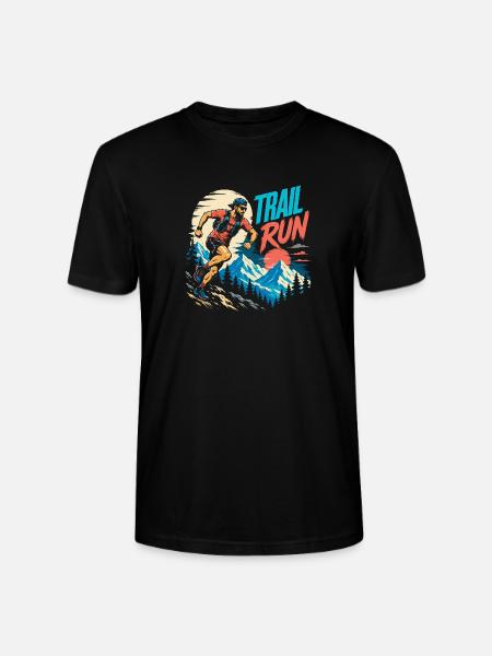 Trailrun - Stanley/Stella Unisex Bio-T-Shirt CRAFTER - Schwarz