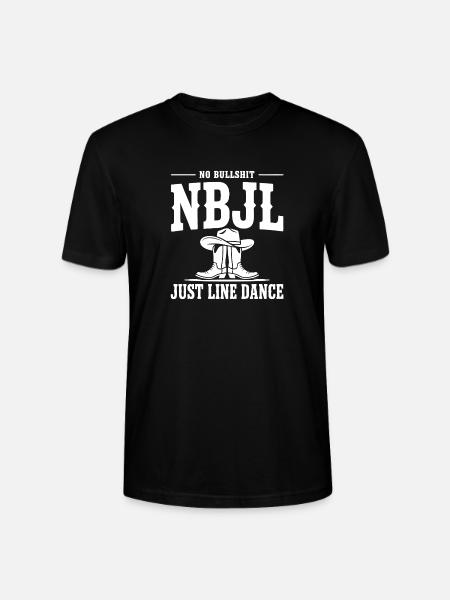 NBJL – No Bullshit Just Line Dance - Stanley/Stella CRAFTER Unisex Organic T-Shirt - black