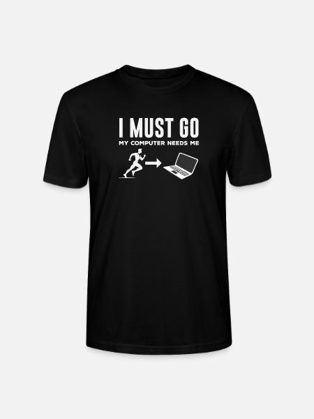 Computer Needs Me Programmierer - Stanley/Stella Unisex Bio-T-Shirt CRAFTER - Schwarz