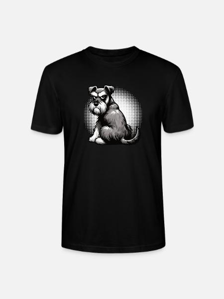 Schnauzer Giant Schnauzer Schnauzer Owner - Stanley/Stella CRAFTER Unisex Organic T-Shirt - black