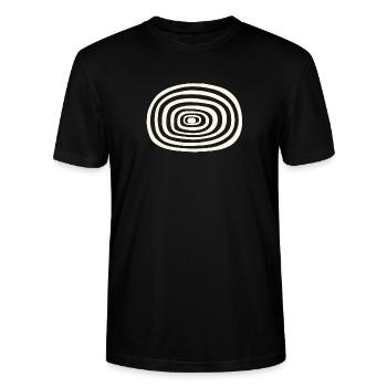 Rolling square - Stanley/Stella CRAFTER Unisex Organic T-Shirt - black - Front - Alina (178cm) & Michal (187cm)