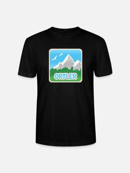Ortler as a mountain - Stanley/Stella CRAFTER Unisex Organic T-Shirt - black